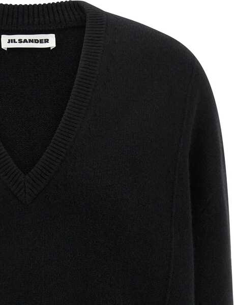 Pulovere Jil Sander V neck Sweater BLACK Femei (BM 19071778) 3