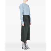 Fuste Dama - Fuste Maison Margiela Satin Midi Skirt BLACK Femei (BM 19071790) - B-mall.ro