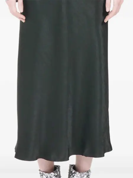 Fuste Maison Margiela Satin Midi Skirt BLACK Femei (BM 19071790) 5
