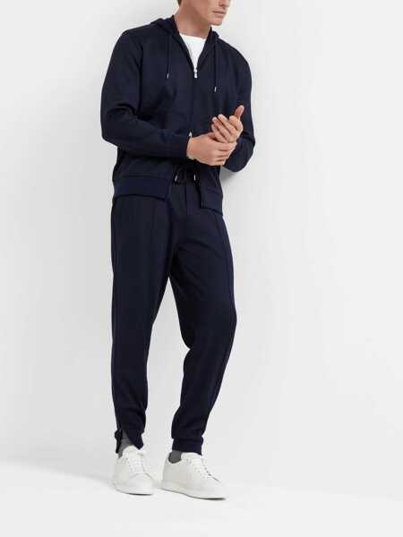 Bluze de trening Brunello Cucinelli Cashmere Hoodie NAVY Barbati (BM 19071811) 2