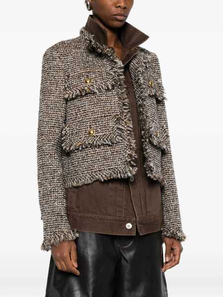Geci de iarna Sacai Nylon Vest BROWN Femei (BM 19071817) 3