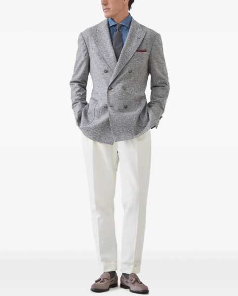 Sacouri Brunello Cucinelli Deconstructed Blazer GRIGIO MEDIO Barbati (BM 19071823) 2