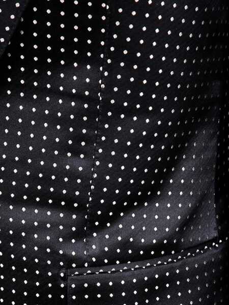 Veste casual Tom Ford Single Breasted Jacket with polka dots COMBO BLACK & IVORY Femei (BM 19071835) 3