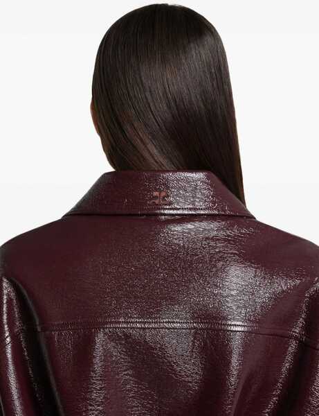 Jachete COURRGES Vinyl Jacket BURGUNDY Femei (BM 19071847) 5