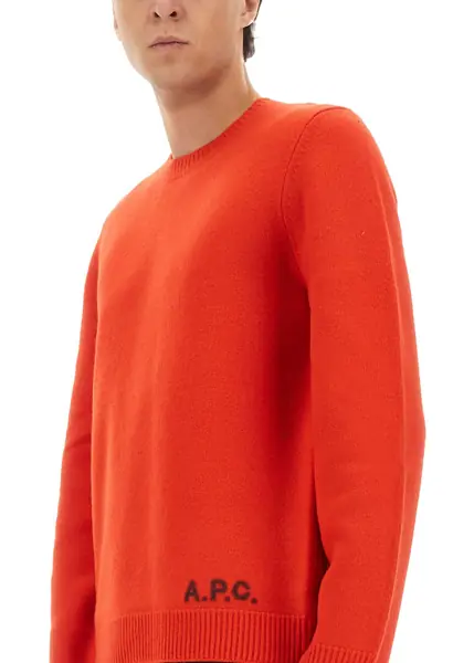 Pulovere casual A.P.C. Jersey Edward RED Barbati (BM 19071877) 4