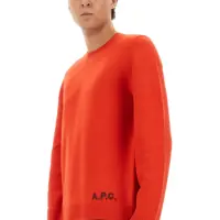 Pulovere casual A.P.C. pentru Barbati - Pulovere casual A.P.C. Jersey Edward RED Barbati (BM 19071877) - B-mall.ro