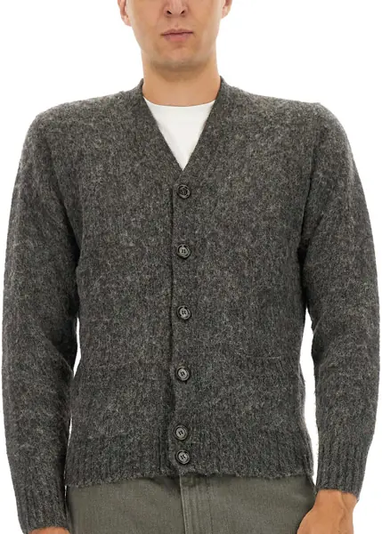 Cardigane Aspesi Knitted Cardigan GREY Barbati (BM 19071880) 4