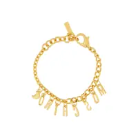 Bratari Dama - Bratari Moschino Logo Bracelet GOLD Femei (BM 19071892) - B-mall.ro
