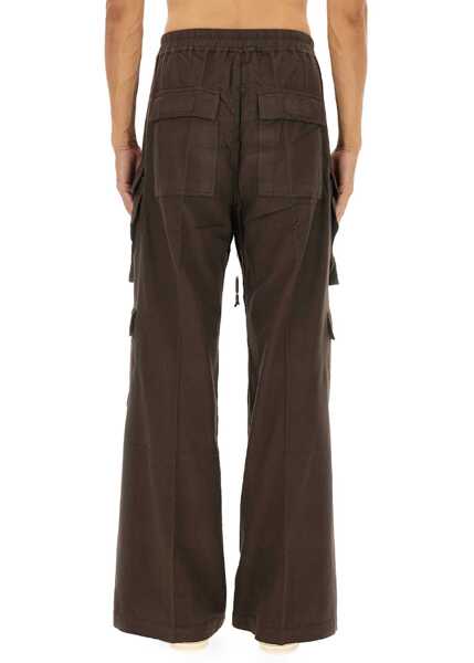 Pantaloni casual Rick Owens Double Cargo Jumbo Belas Pants BROWN Barbati (BM 19071913) 3