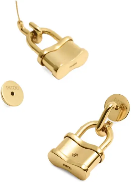 Cercei Patou Extra Small Earrings With Padlock GOLD Femei (BM 19071916) 3