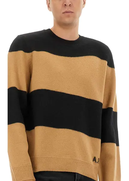 Pulovere casual A.P.C. Jersey Edwardo BLACK Barbati (BM 19071922) 4