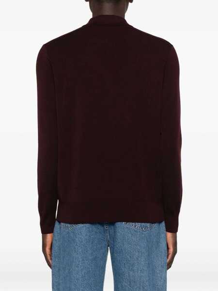 Tricouri Polo Burberry Shirt With Polo Collar BORDEAUX Barbati (BM 19071952) 3