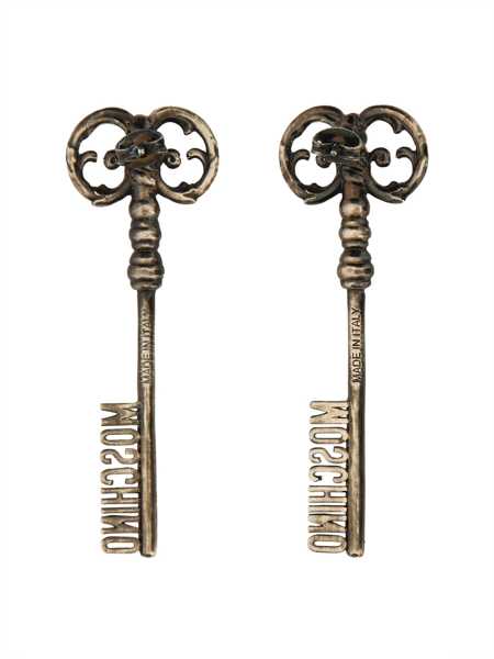 Cercei Moschino Logo Earrings SILVER Femei (BM 19071967) 2