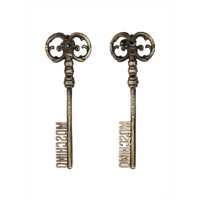 Cercei Dama - Cercei Moschino Logo Earrings SILVER Femei (BM 19071967) - B-mall.ro