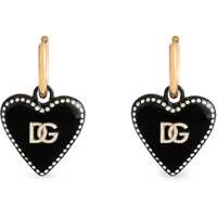 Cercei Dama - Cercei Dolce & Gabbana Logo Earrings BLACK Femei (BM 19071979) - B-mall.ro