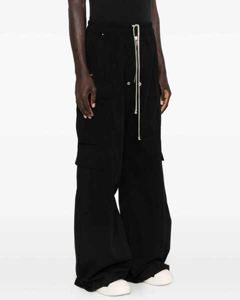 Pantaloni casual Rick Owens Double Cargo Jumbo Belas Pants BLACK Barbati (BM 19071982) 3