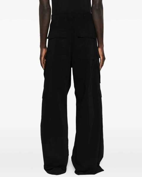 Pantaloni casual Rick Owens Double Cargo Jumbo Belas Pants BLACK Barbati (BM 19071982) 4