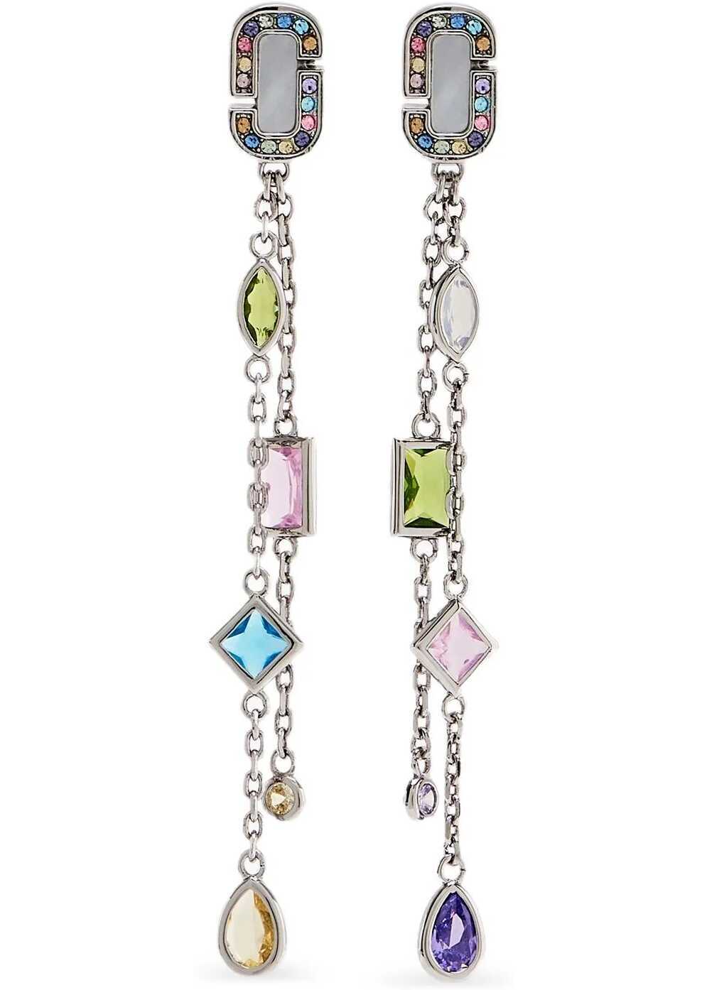 Cercei Marc Jacobs J Marc Luxe Gem Drop Earrings SILVER Femei (BM 19071991) 1