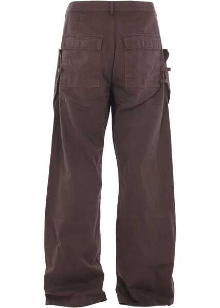 Pantaloni casual Rick Owens Cargo Stefan Pants BROWN Barbati (BM 19072003) 2