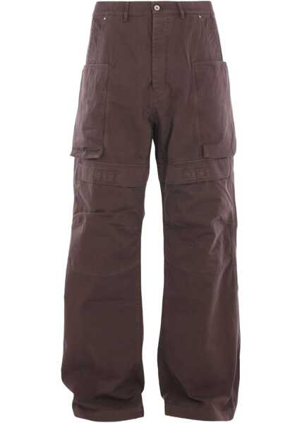 Pantaloni casual Rick Owens Cargo Stefan Pants BROWN Barbati (BM 19072003) 1