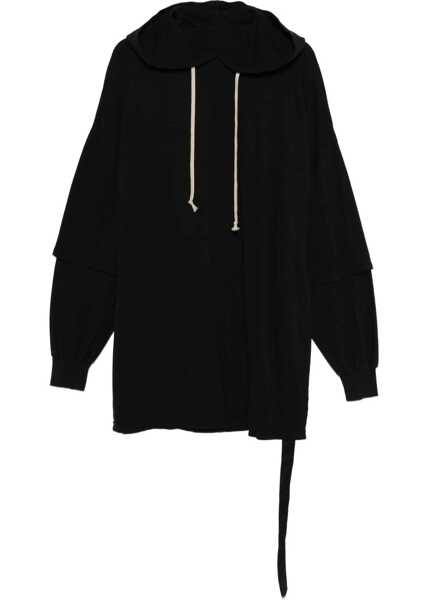 Bluze de trening Rick Owens Tommy Hustler Hoodie BLACK Barbati (BM 19072018) 1