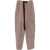 ALYSI Cargo Pants Ruffled Effect BROWN