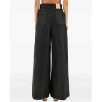 Blugi skinny Dama pagina 2 - Blugi skinny ALYSI Super Flare Denim Pants BLACK Femei (BM 19072138) - B-mall.ro