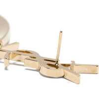 Cercei Dama - Cercei Saint Laurent Cassandre Earrings With Pendant GOLD Femei (BM 19072165) - B-mall.ro