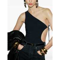 Costume de baie intregi Dama - Costume de baie intregi Saint Laurent One-Shoulder Swimsuit BLACK Femei (BM 19072171) - B-mall.ro