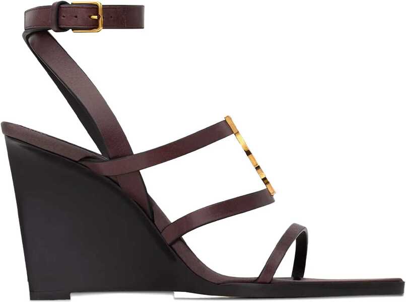 Sandale Saint Laurent Wedge Cassandras BLACK Femei (BM 19072183) 1