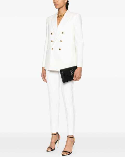 Portofele Saint Laurent Cassandre Clutch Bag With Chain BLACK Femei (BM 19072225) 2