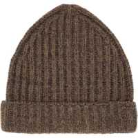 Caciuli pentru Barbati - Caciuli Maison Margiela Wool And Cotton Blend Beanie BROWN Barbati (BM 19072249) - B-mall.ro