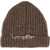 Maison Margiela Wool And Cotton Blend Beanie BROWN