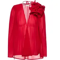 Bluze Blouse With Flower Femei