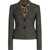 Dolce & Gabbana Single-Breasted Jacket In Wool Blend Dot GREY