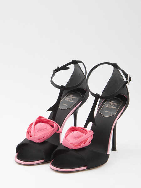 Sandale Roger Vivier Epine Rose Sandals BLACK Femei (BM 19072348) 2