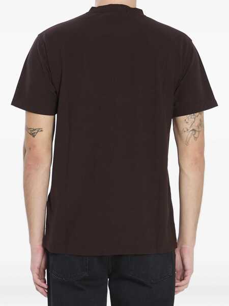 Tricouri Stone Island Ghost Piece Cotton T-Shirt BROWN Barbati (BM 19072363) 4