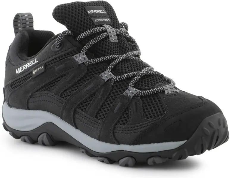 Incaltaminte trekking Merrell Alverstone 2 GORE-TEX Black/Black Black Barbati (BM 19072435) 1