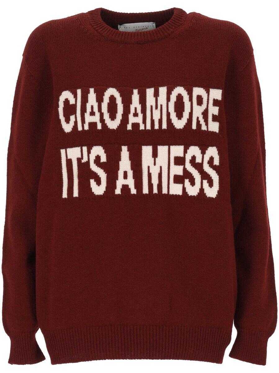 Pulovere GIADA BENINCASA Giada Benincasa Jerseys BORDEAUX/CREAM Femei (BM 19072887) 1