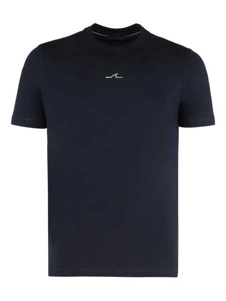 Tricouri Paul&Shark Paul & Shark T-Shirt In Cotton With Print BLUE Barbati (BM 19072923) 1