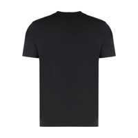 Tricouri Paul&Shark pentru Barbati - Tricouri Paul&Shark Paul & Shark T-Shirt In Cotton Jersey With Logo Black Barbati (BM 19072926) - B-mall.ro