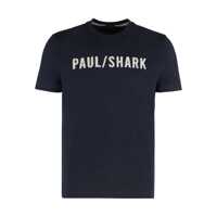 Tricouri Paul & Shark T-Shirt In Cotton Jersey With Logo Barbati
