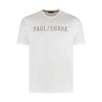 Tricouri Paul & Shark T-Shirt In Cotton Jersey With Logo Barbati