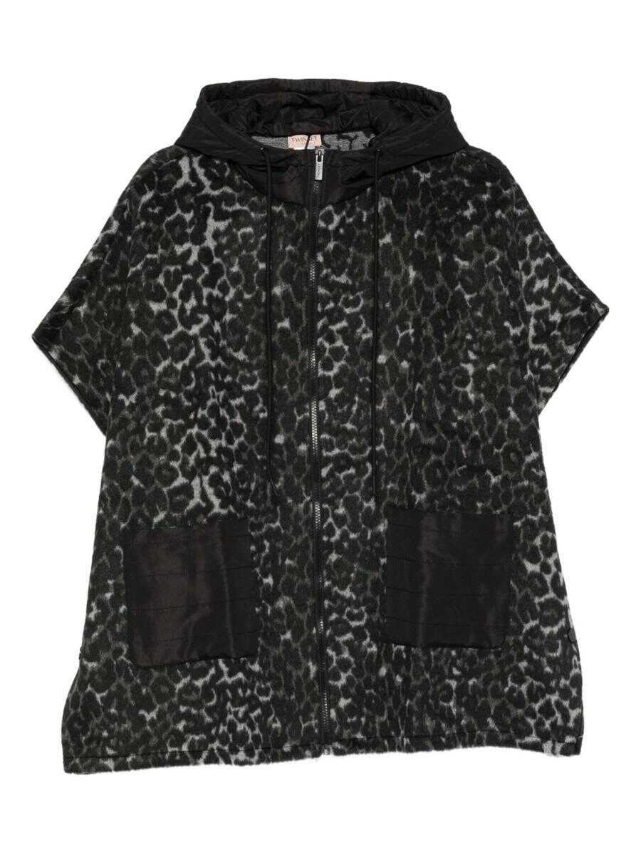 Geci TWINSET Twinset Jackets NERO ANIMALIER Femei (BM 19073190) 1