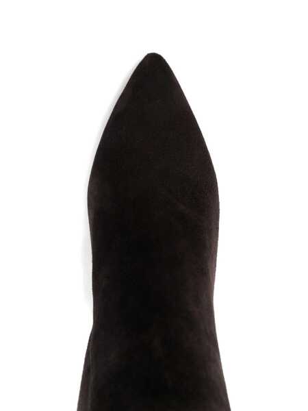 Bocanci TWINSET Twinset Brown Leather High Heeled Boots BROWN Femei (BM 19073193) 4