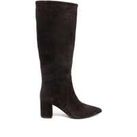 Bocanci Twinset Brown Leather High Heeled Boots Femei