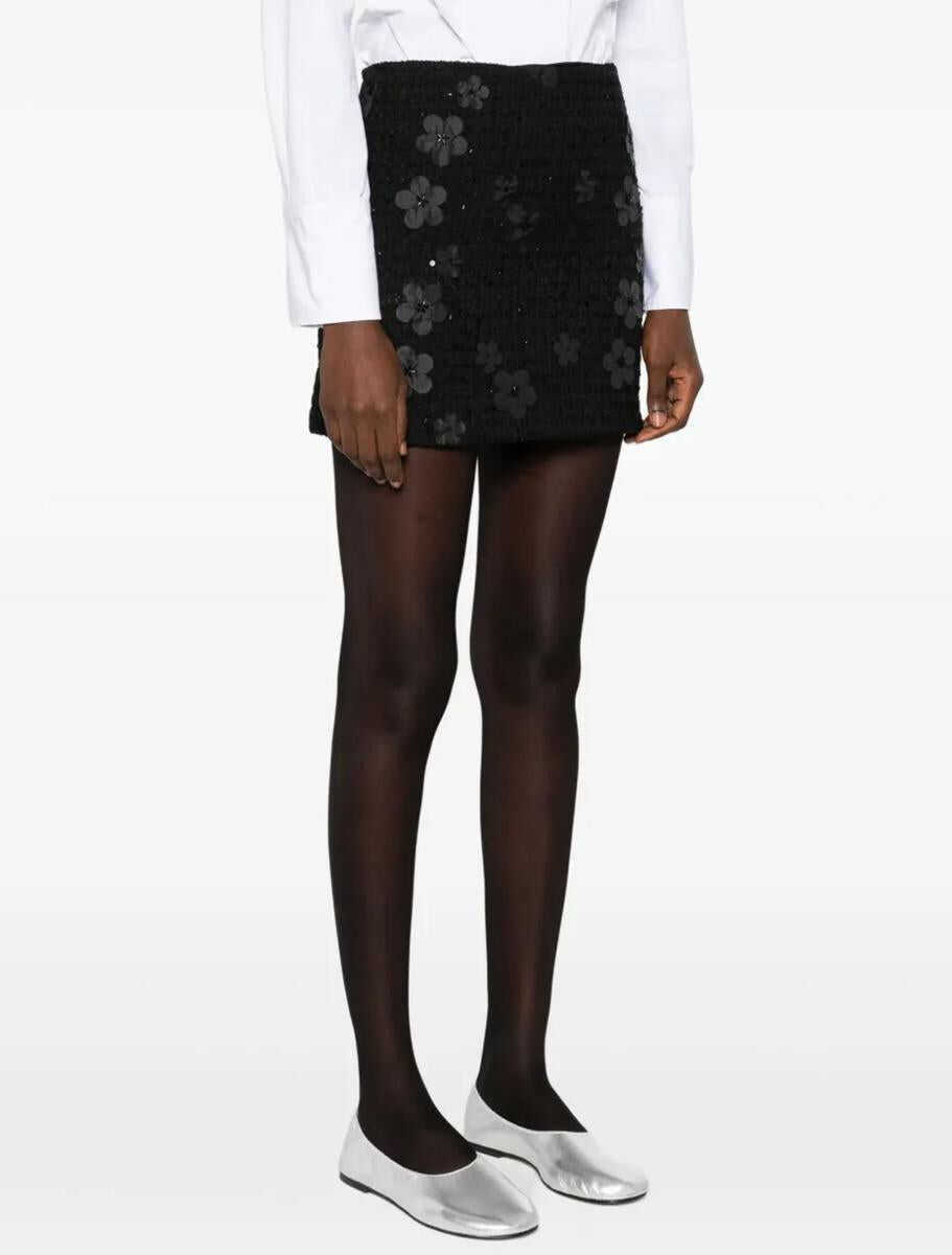 Fuste TWINSET Twinset Skirts BOUCLE FIORI NERO Femei (BM 19073250) 2