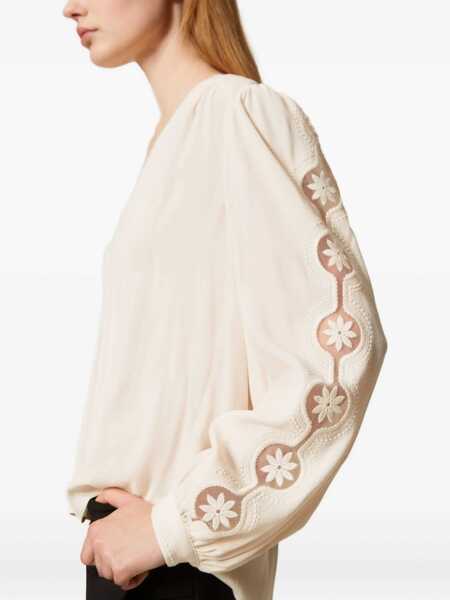 Camasi TWINSET Twinset Shirts PARCHMENT Femei (BM 19073286) 3