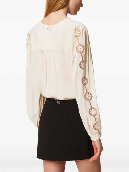 Camasi TWINSET Twinset Shirts PARCHMENT Femei (BM 19073286) 4