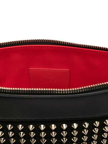 Genti de mana Christian Louboutin Christian Louboutin Funky Leahter Pouch Black Barbati (BM 19073601) 5
